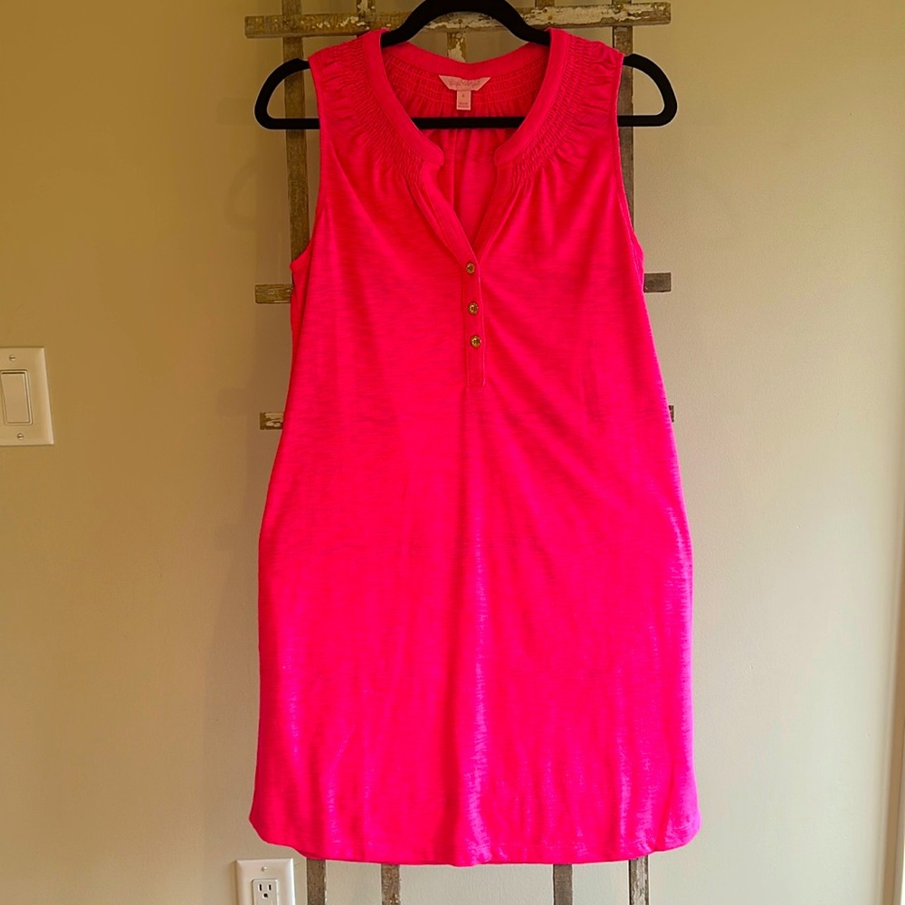 Lilly pink shift dress
